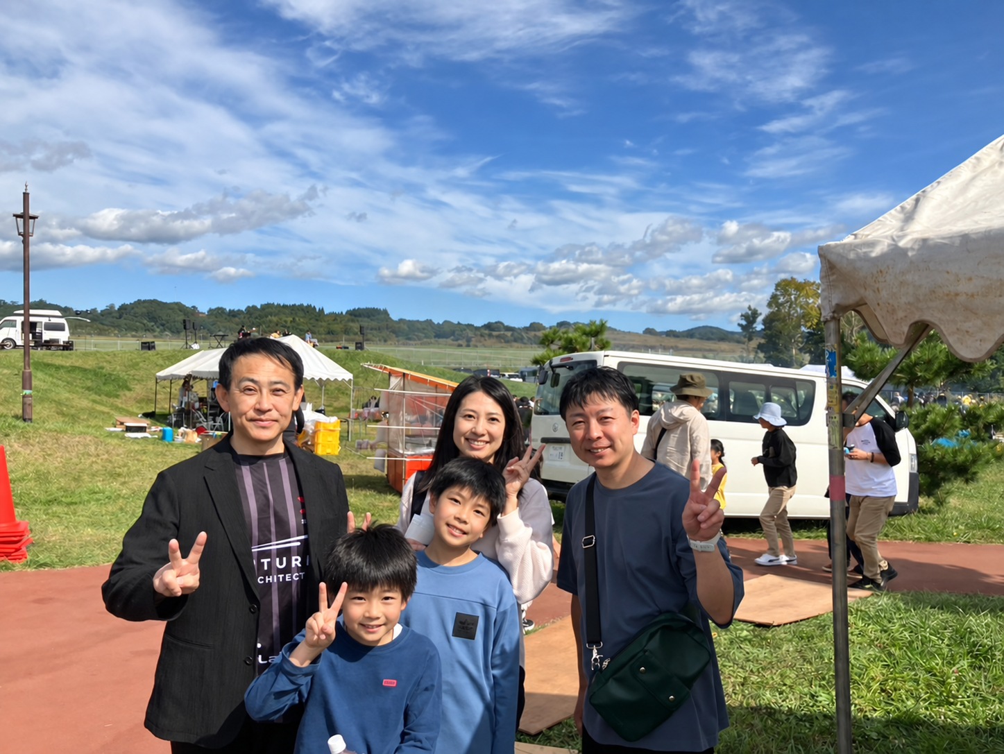 第7回鐵鎚バーベキュー祭りでの記念写真